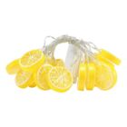 PVC Shell Colored Lamp Yellow lemon Slices Fairy String Lights  Wedding