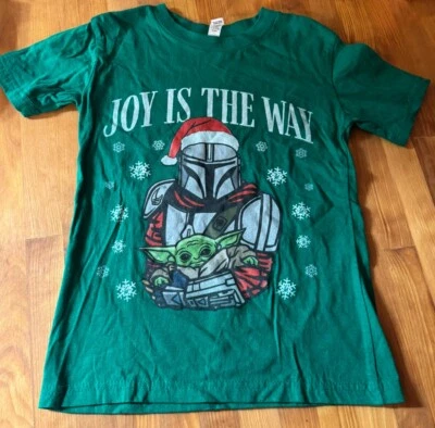 Star Wars The Mandalorian Joy Is The Way Boys YS T-shirt - Image 1 of 3