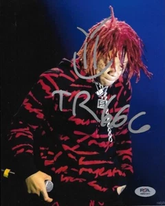 TRIPPIE REDD signed Autogramm 8x10 Foto (JUICE WRLD SKI MASK) COA PSA AM67311 - Bild 1 von 1