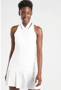 Athleta Momentum Polo Tank Tennis Golf White Size Small RT$69 - Picture 1 of 15