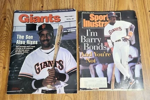Posten 2 SF Giants Zeitschriften Der Sohn steigt auch Band 8 Nummer 1 Im Barry Bonds - Bild 1 von 17