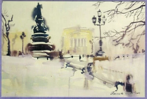 D.Kuznetsova Russian postcard St.Petersburg CATHERINE'S GARDEN - Picture 1 of 2