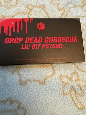 NEW BH Cosmetics Drop Dead Gorgeous Lil' Bit Psycho Eyeshadow Palette 8 Shades - Image 1 of 4