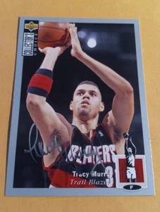 1994-95 Tracy Murray cubierta superior elección de coleccionistas firma de plata #67 - Imagen 1 de 2