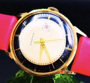 Vintage JUNGHANS Swiss 1960's Retro Manual-Wind Men's Watch W/ Superb Design !! - Picture 1 of 1
