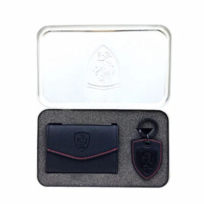 Ferrari card case key ring set with metal box New Rare - Image 1 of 4