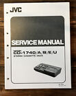 JVC CD-1740 Cassette Service Manual *Original*