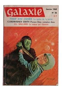 Revue GALAXIE n°56 FARMER / SMITH / BALLARD / ANTHONY / CARR JANVIER 1969 - Imagen 1 de 3