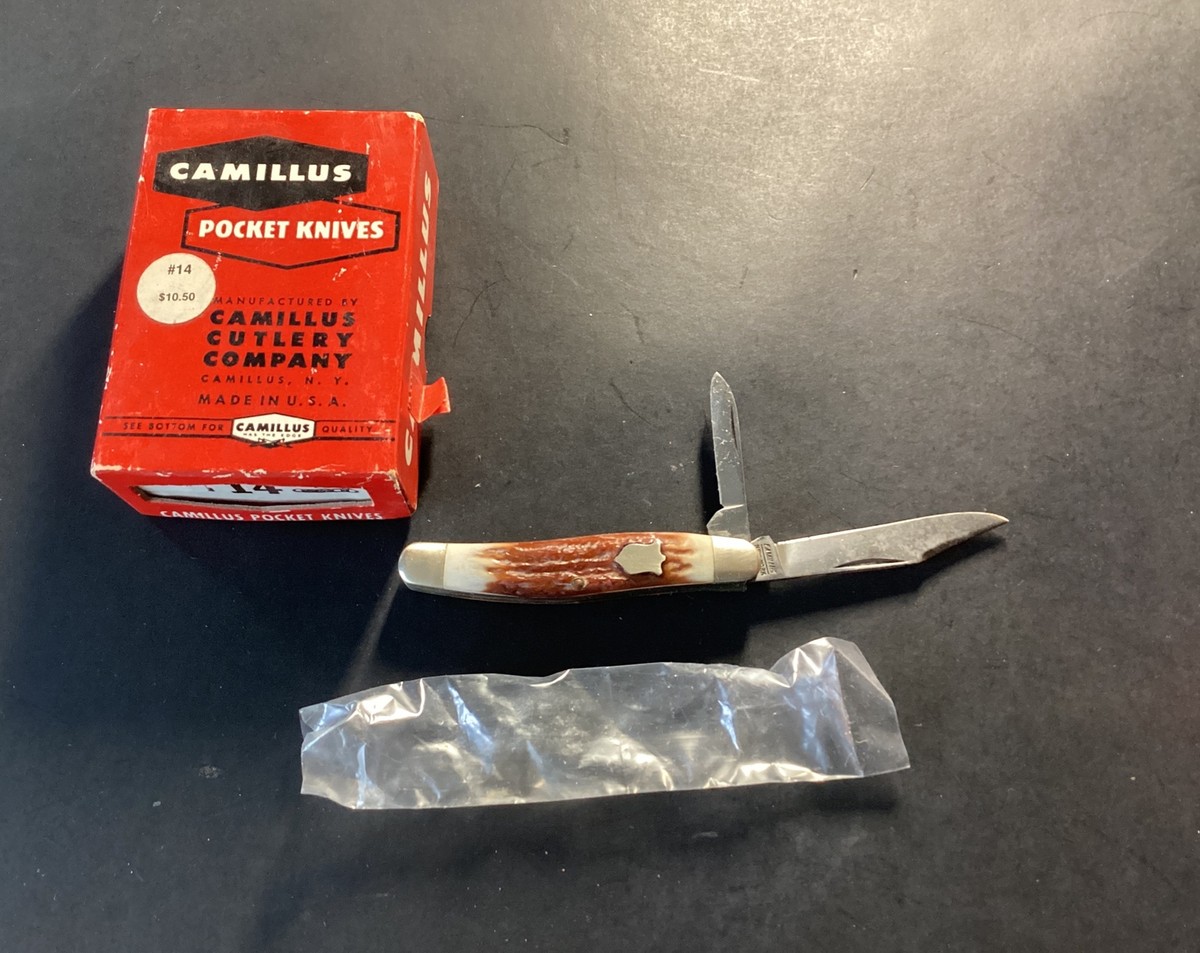 Camillus Bone Handle Collectible Vintage Folding Knives 2 Camillus Bone Handle Collectible Vintage Folding Knives 2