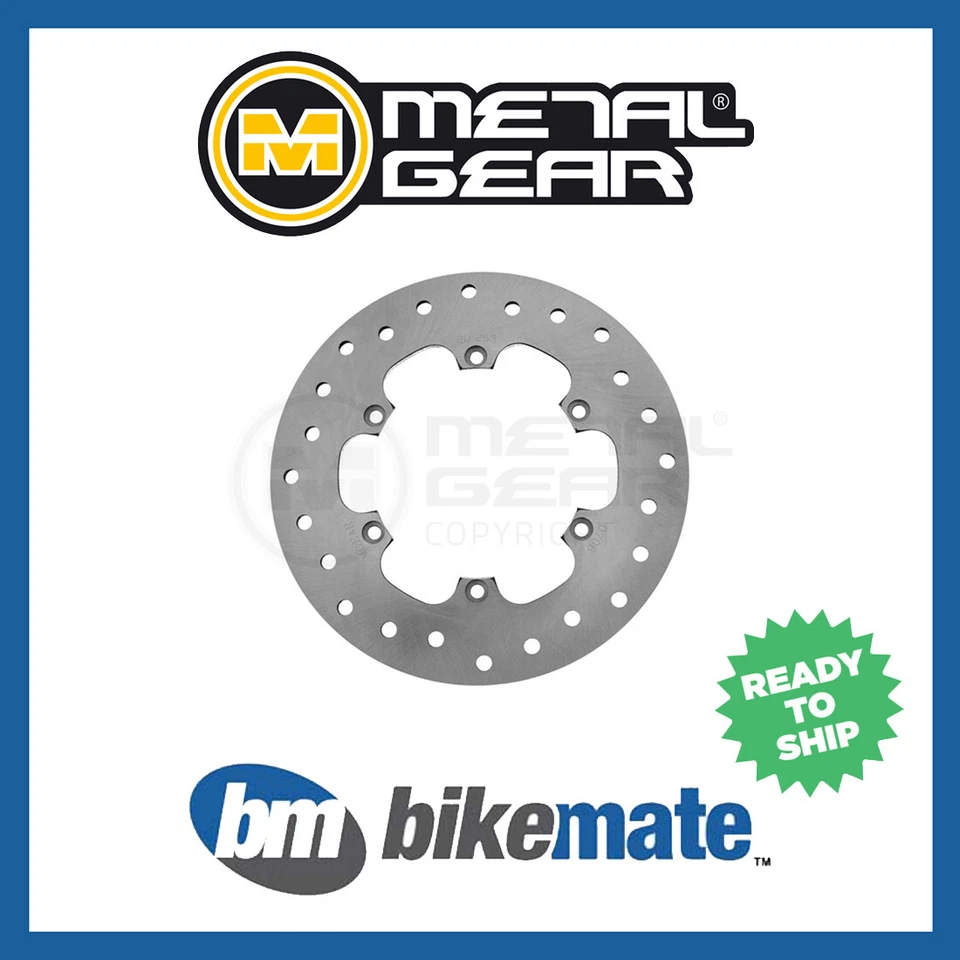 MetalGear Brake Disc Rotor Rear for APRILIA Tuono 125 2003 2004 - Imagem 1 de 1