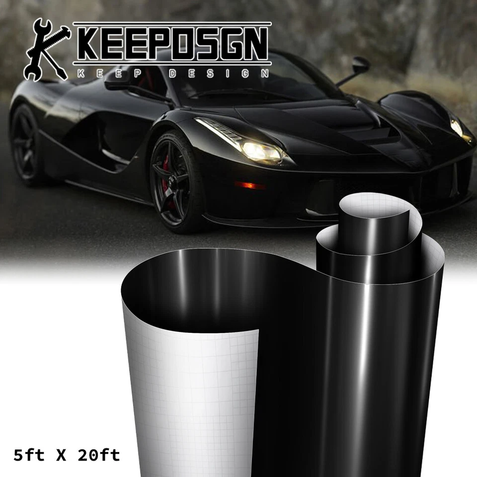 For Ferrari Car Paint Protection Vinyl Wrap Film Sticker Decal Sheet Roll Gloss Foto 1 de 4