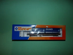 ROCO wagon kangourou + caisses mobiles SKANDI DSB 47025 NEUF - Imagen 1 de 7