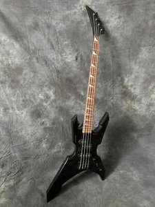 Ironbird Electric Bass Guitar 4String Resin Inlay Black Special Shape Solid Body - Picture 1 of 6