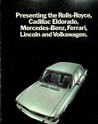 1981 Audi Compared to Rolls-Royce Cadillac Eldorado Original Sales Brochure