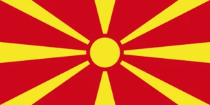 Bandera de Macedonia del Norte 150cm x 90cm - Imagen 1 de 6