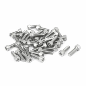 36pcs M6 x 20mm Gewinde 304 Edelstahl Innensechskantschraube Bolzen DIN912 - Bild 1 von 2