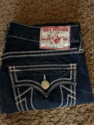 Jeans True Religion 32 x 32 RN: 122790 Ricky Big QT Seat 34 Foto 1 de 4