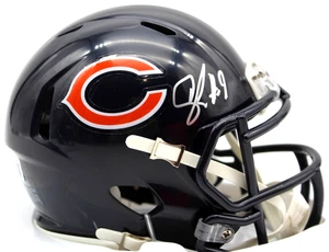 Jaquan Brisker signierter Chicago Bears Mini Football Helm mit Beckett Echtheitszertifikat BV13327 - Bild 1 von 2