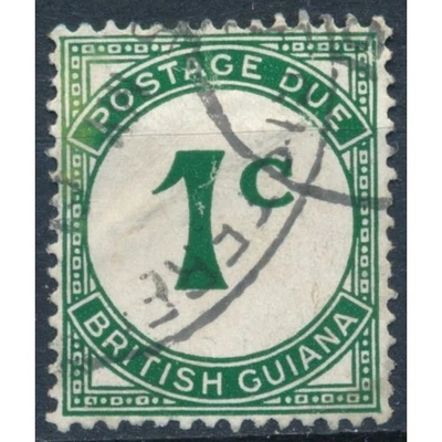 Postage Due: 1c - British Guiana 1940 - FH - SG D1 - Image 1 of 2