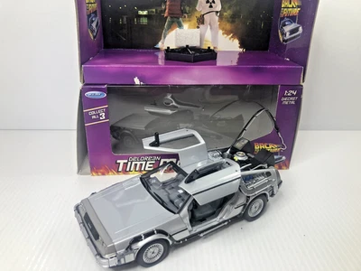 VINTAGE WELLY 1980'S BACK TO THE FUTURE DELOREAN 1 LNIB 1:43 ORIG. BOX #2443 - Image 1 of 4