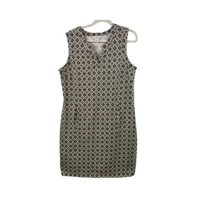 Womens 100% Cotton Sleeveless Knit Dress Liz Claiborne Sz M Knee Length Foto 1 de 4