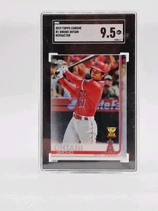 Shohei Ohtani 2019 Topps Chrome Refractor SGC 9.5 #1 - Bild 1 von 3