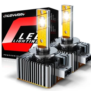 For Mercury Montego 2005-2007 2pc Xenon LED Headlight HI/LO Light Bulbs D1S - Picture 1 of 11