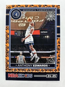 2024-25 Panini Haunted Hoops Anthony Edwards #137 Orange Pumpkin Timberwolves - Picture 1 of 2
