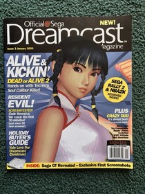Official Sega Dreamcast Magazine Issue 3 (Dead Or Alive 2 Cover)