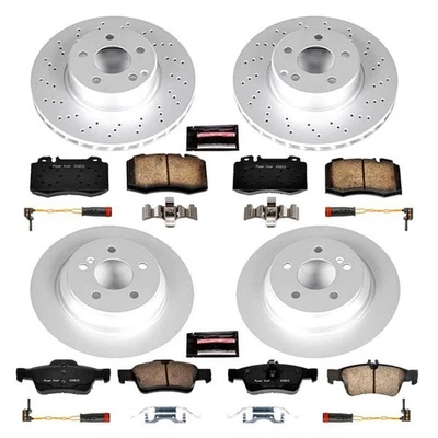 PowerStop CRK2817 Brake Kit For Mercedes-Benz S500 2004-2006 Front Rear - Image 1 of 4
