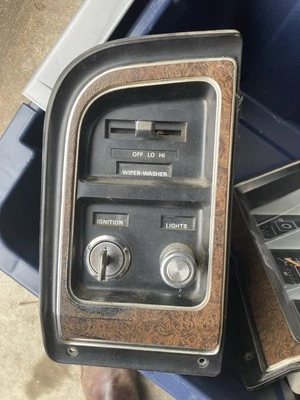 75-91 Ford e150 e250 350 VAN tablero faro atenuador luz limpiaparabrisas interruptor moldura limpio Foto 1 de 4