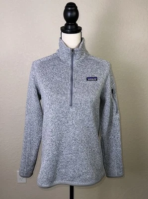 Patagonia Women's Better Sweater 1/4-zip Fleece Gray Size *S - Image 1 of 4