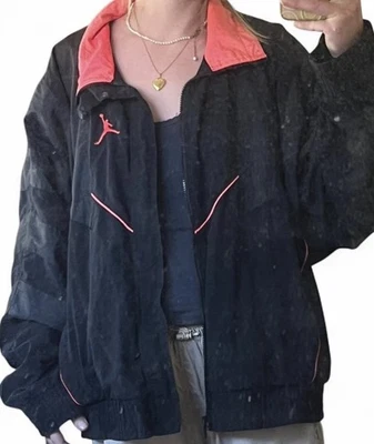 Nike Air Jordan XL Infrared 6 VI Track Suit Jacket 1991 1990s OG Mint - Image 1 of 4