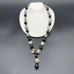 Beautiful 925 Sterling Silver Clasp Beaded Necklace # C712 - Picture 1 of 18