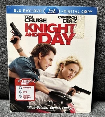 Knight and Day (Blu-ray/DVD, 2010, 3-Disc Set, Includes Digital Copy) w/slipcove - Image 1 of 4