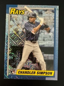 2025 Topps Update CHANDLER SIMPSON Silver Pack Mojo RC U90C-27 RAYS 2 - Bild 1 von 2