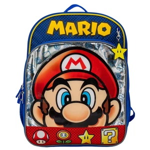 Super Mario Brothers Rucksack, 16€ Nintendo Schultasche mit Big Face Ma - Bild 1 von 11