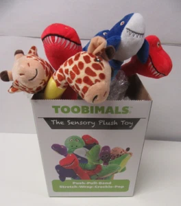 Sensory Plush "Tube" Toys!! NEW Display Box of 6 Toys!! Read Description!! - Picture 1 of 8