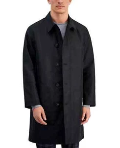 Hugo Boss Mens XXL Relaxed Fit Black Trench Coat Water Repellent 2XL - Picture 1 of 13