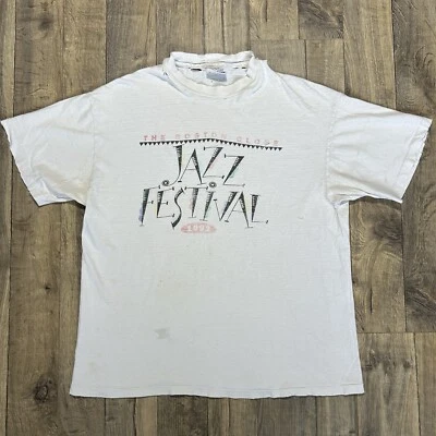 De colección 1992 The Boston Globe Jazz Festival para hombre talla grande  Foto 1 de 4
