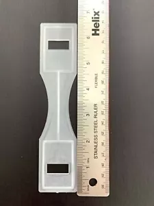 50 heavy duty 6.5" cardboard box handle backers plastic transparent - Picture 1 of 1