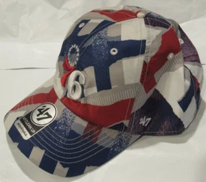 NWT NBA '47 Brand Clean Up-Philadelphia 76ers One Size Fits Most Adjustable Hat - Picture 1 of 6