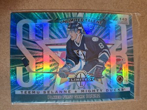 1997-98 Donruss Limited - Unlimited Talent Exposure - Selanne/Svejkovsky /40