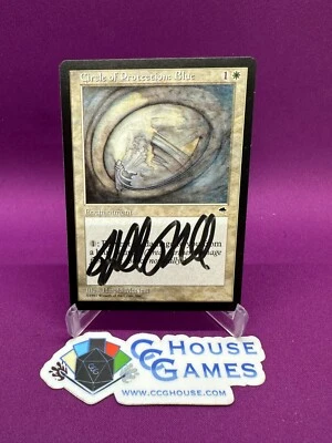 MTG Circle of Protection: Blue Artist Proof Signed Tempest Harold McNeill*CCGHou - Image 1 of 4