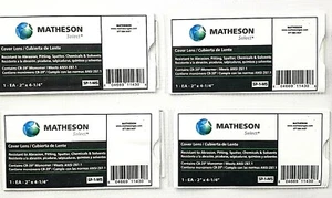  Matheson WELDING HELMET CR39 Cover plate Lens CR-39, 2" X 4-1/4" QTY 4 - Picture 1 of 6