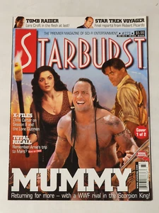 STARBURST MAGAZINE #273 THE ROCK MUMMY COVER X-FILES TOTAL RECALL TOMB RAIDER - Picture 1 of 2
