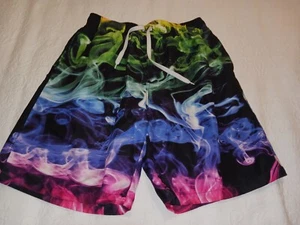 Swim Trunks, Boy's Size 14T, Lined, Drawstring Waist, 18" Long, 13" Across Waist - Picture 1 of 6