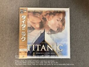 Unopened - Titanic - Laser Disc - OBI JAPAN LD Movie 2discs