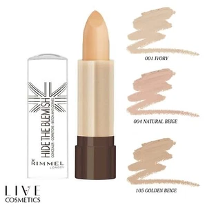 RIMMEL London Hide the Mablemish Correaler Stick - Cremoso Facile Miscela *TUTTE LE TONALITÀ* - Foto 1 di 11