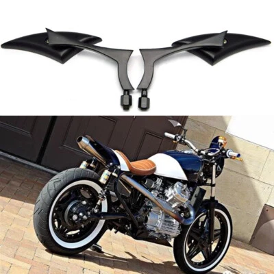 Espejos retrovisores laterales negros personalizados para moto Yamaha V-Star XVS 650 1100 Foto 1 de 4